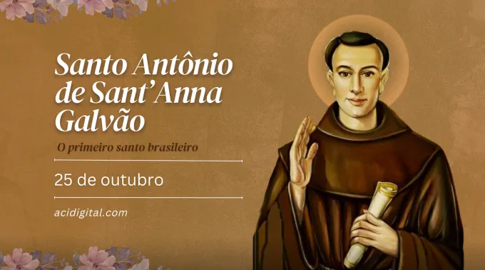 Antônio de Sant’Anna Galvão nasceu em Guaratinguetá (SP), no dia 10 de maio de 1739, em uma família que tinha muitas posses. Entretanto, abriu mão de tudo para atender ao chamado de Deus e seguir a vida religiosa.