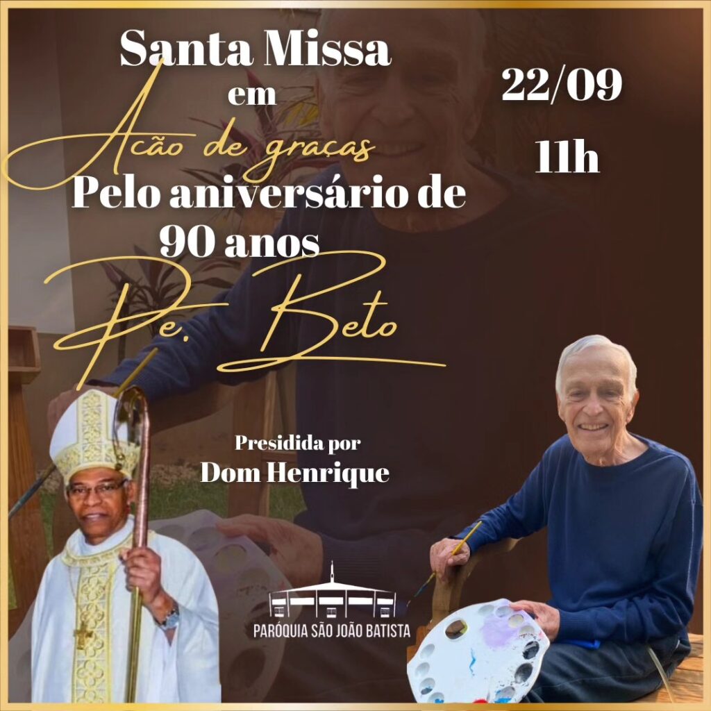 Missa em Ação de Graças pelos 90 anos do Padre Wilbert(Beto)