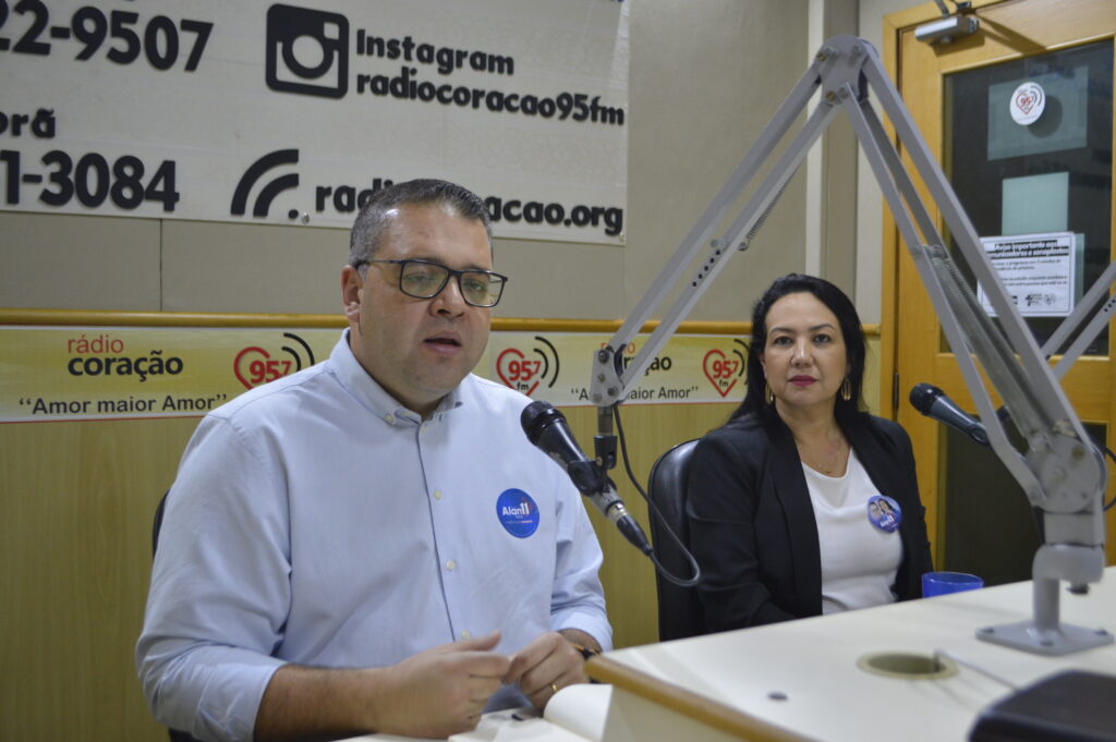 Rádio Coração entrevista Alan Guedes e Keila Miranda