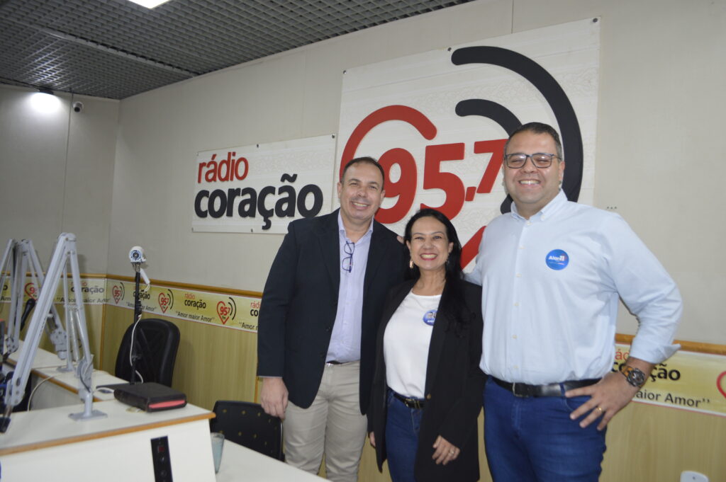 Rádio Coração entrevista Alan Guedes e Keila Miranda