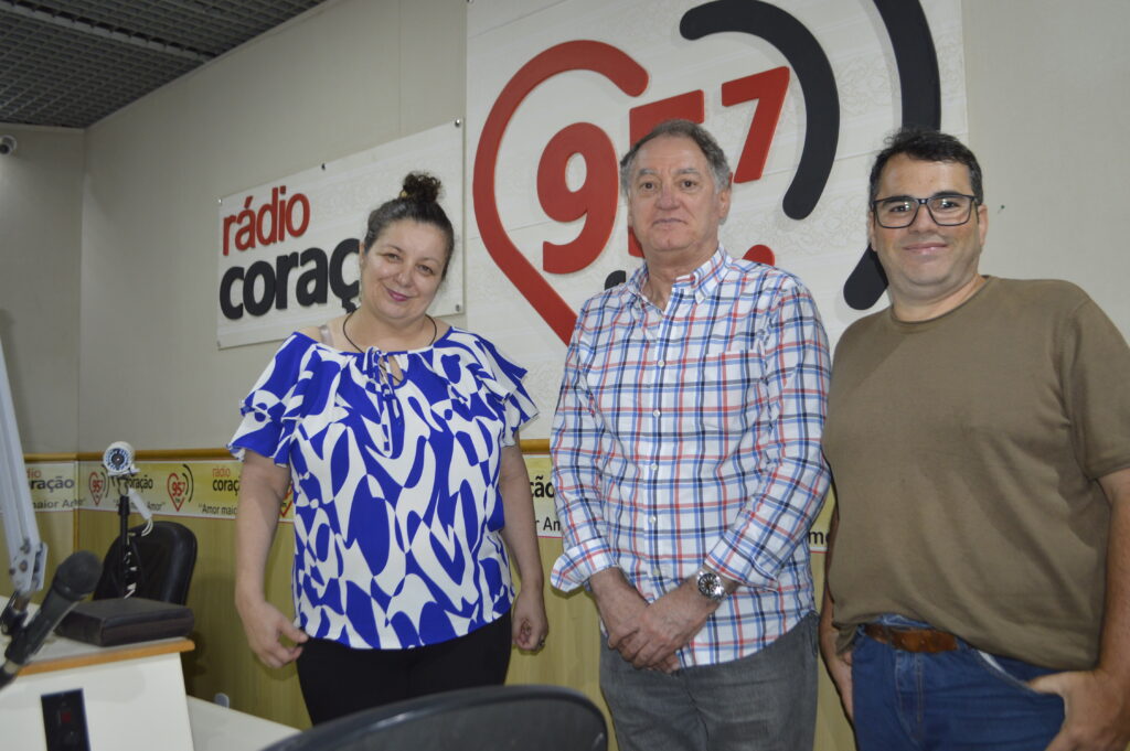 Mauro Alcântara, diretor da Grande FM visita Rádio Coração