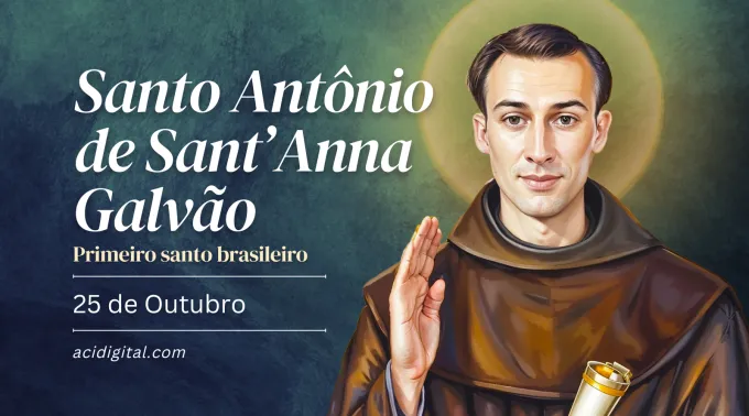 Antônio de Sant’Anna Galvão nasceu em Guaratinguetá (SP), no dia 10 de maio de 1739, em uma família que tinha muitas posses. Entretanto, abriu mão de tudo para atender ao chamado de Deus e seguir a vida religiosa.