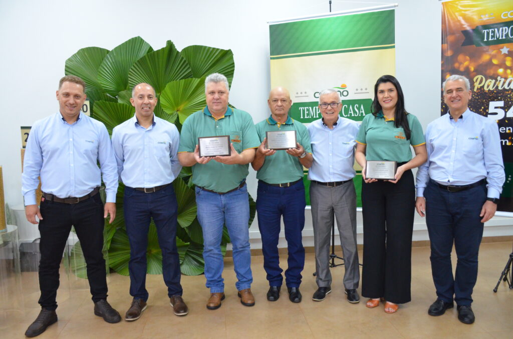 Tempo de Casa: COAMO presta homenagem aos seus funcionários