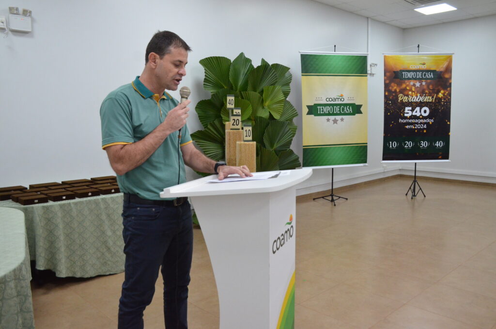 Tempo de Casa: COAMO presta homenagem aos seus funcionários