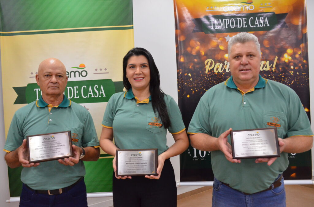 Tempo de Casa: COAMO presta homenagem aos seus funcionários